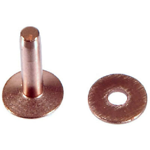 1/8 X 7/8 Flat Head Copper Rivets; 100 PCS Box 